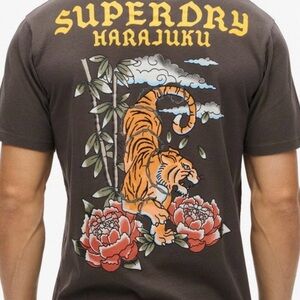NWT Superdry Tattoo Graphic Loose Fit T-Shirt Large